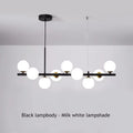Modern Glass Ball Ceiling Chandelier for Table Dining Living Room Kitchen Island Pendant Lamp Home Decor Indoor Lighting Fixture